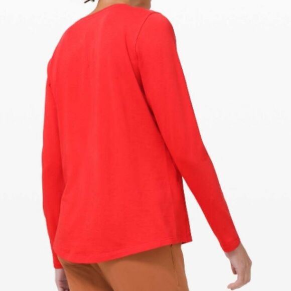 Lululemon Ever Ready Long Sleeve Pink Punch Brand New Tag Attached Womens Gift - Picture 4 of 15